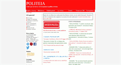 Desktop Screenshot of politeia-centrostudi.org