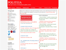 Tablet Screenshot of politeia-centrostudi.org